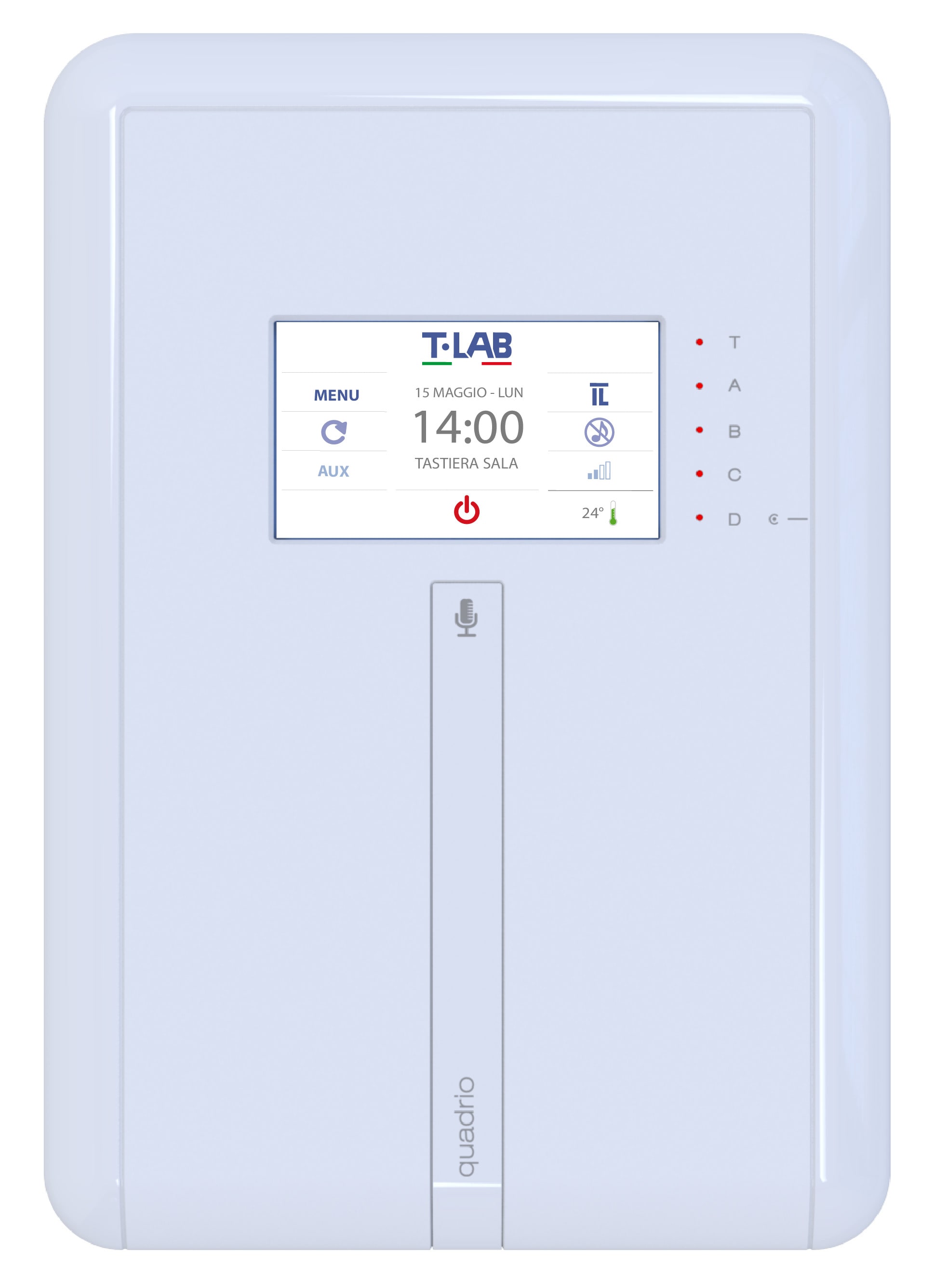 AUTOMA SRL ( T- LAB) TBLQUADRIO SERIE Q CENTRALE CON TOUCH 4,3
