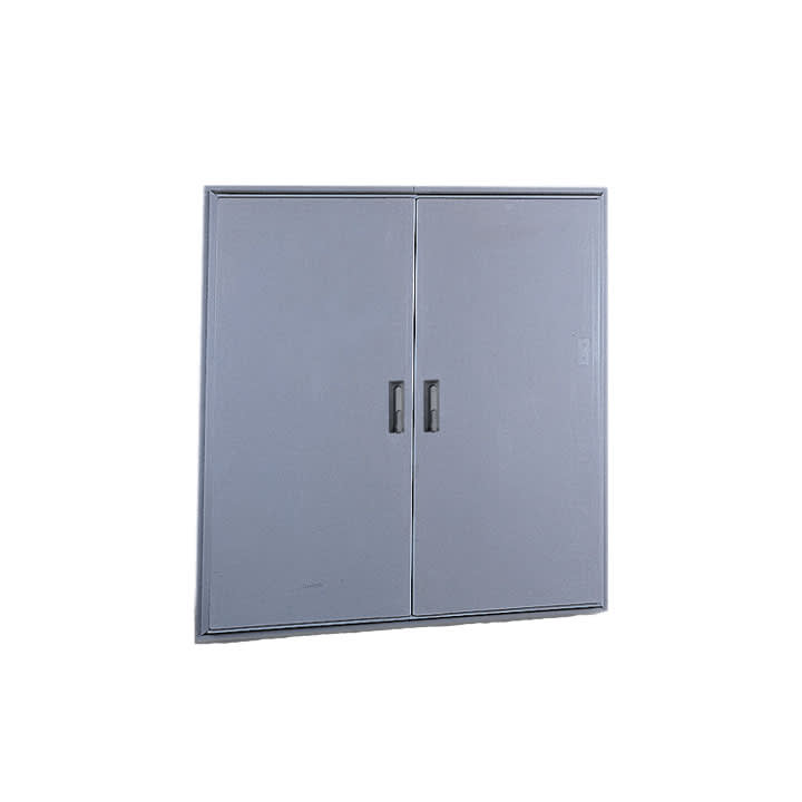 CONCHIGLIA - CON076712009 Serie TPV - Sportello in vetroresina per nicchia 1331x1285mm (AxB), 2 ante, serratura con chiave Y21