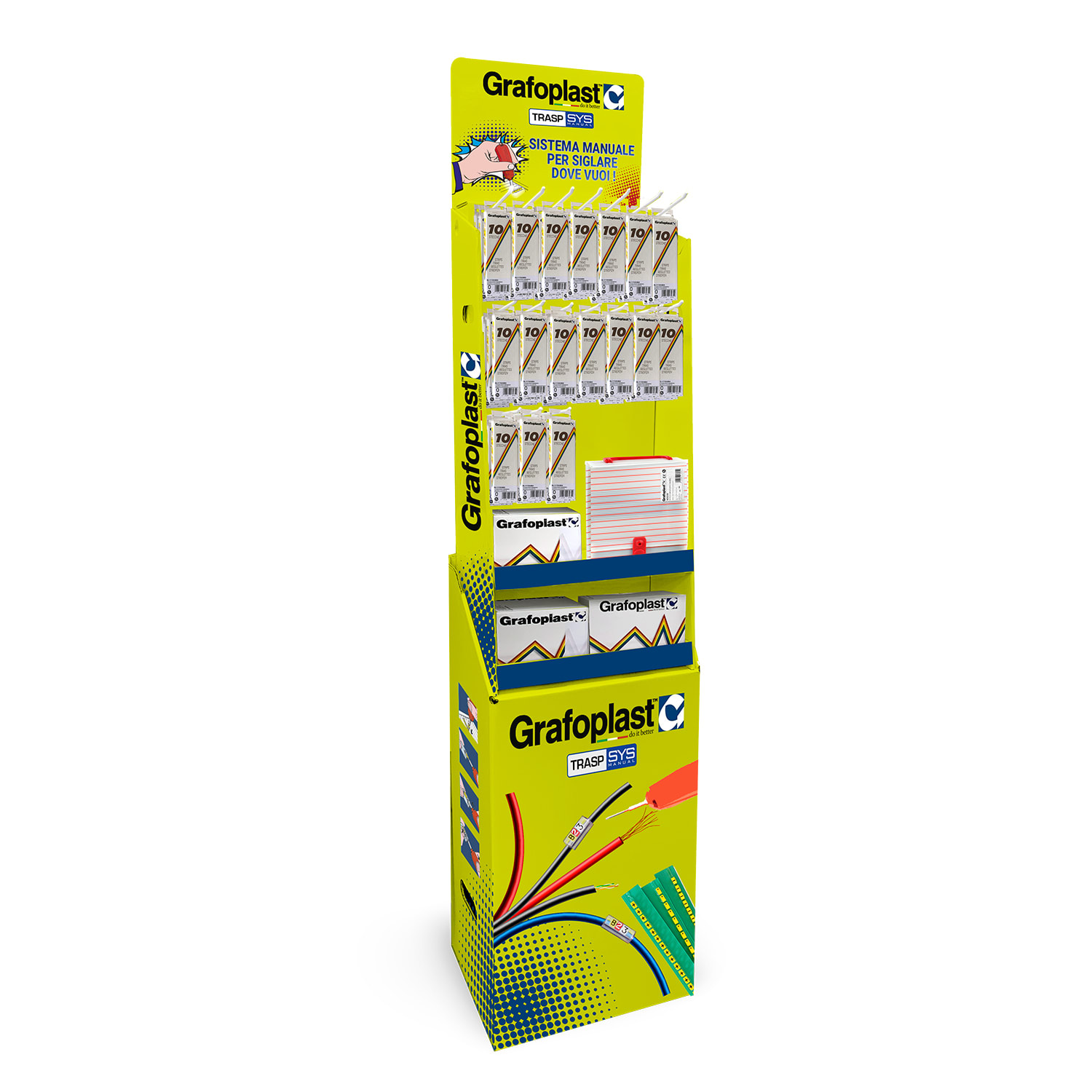 GRAFOPLAST SRL GRATRASPSHOP/01 TRASP SHOP 01 STECCHE GRANDI