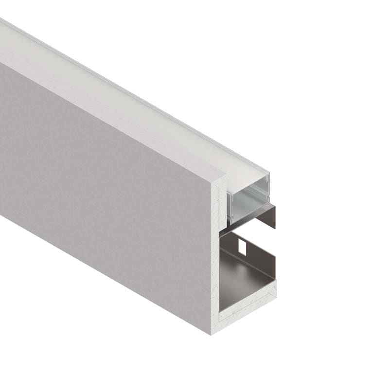 NOVALUX SPA NOX1018C0.99 V-90: VELETTA ANG.90 OPALE L.2000MM