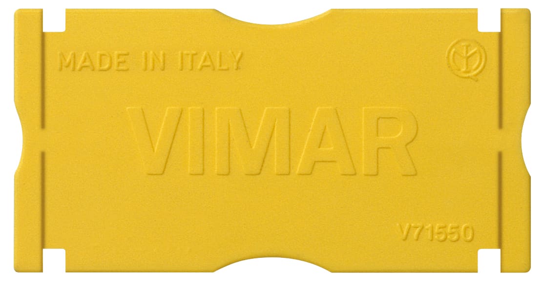 VIMAR SPA - VIWV71550 SEPARATORE PER SCAT.INC.RETT.GIALLO