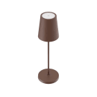 NOVALUX SPA - NOX111001.06 VISaVIS / Lampada LED da tavolo ricaricabile con batteria al litio, a doppia emissione. Accensione, regolazione del flusso luminoso e selezione della