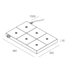 NOVALUX SPA - NOX111002.02 VIS A VIS: BASE PER RICARICA MAX 6 PCS