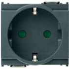 VIMAR SPA - VIW16208 Presa SICURY 2P+T 16A tedesco grigio