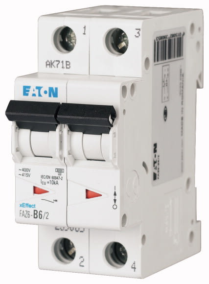 EATON - EAO168076 FAZ6-D40/2 INT. MT 6KA 2P D 40A