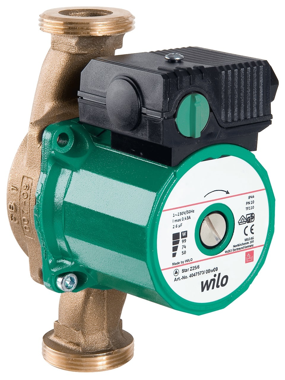 WILO ITALIA WIL4047573 POMPA STANDARD CON ROTORE BAGNATO WILO