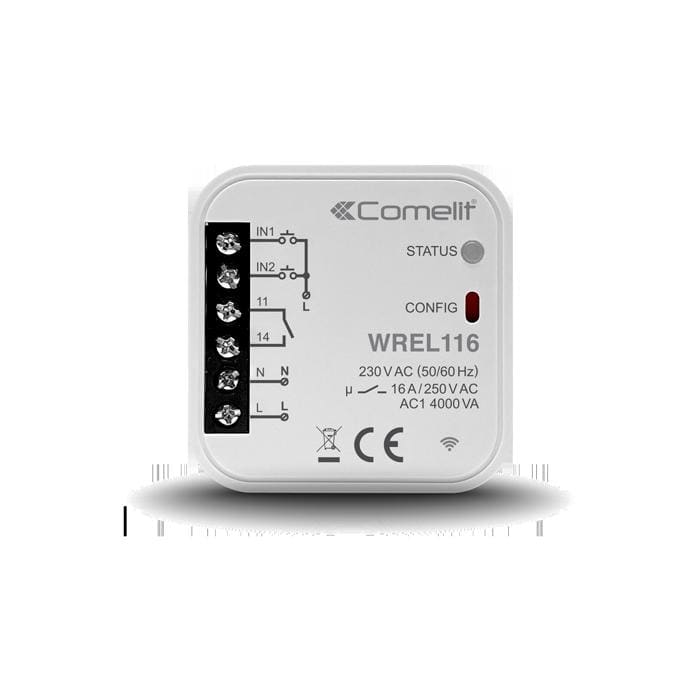 COMELIT GROUP SPA COEWREL116 MODULO WI-FI GESTIONE PRESE 1 USCITA 16A