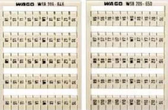 WAGO ITALIA SRL - WAG209-692 SCHEDA DI MARCATURA WSB COME SCHEDA, BIA