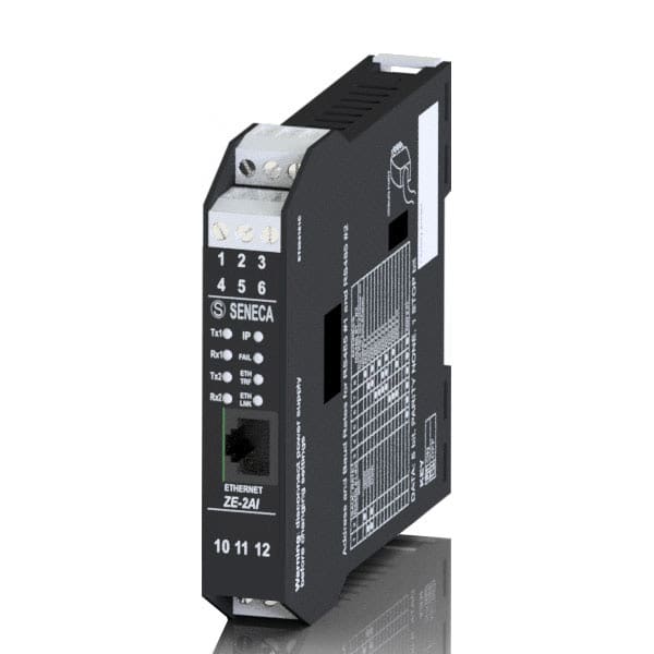 SENECA SCXZE-2AI MODULO 2AI/ETHERNET ALIM 12-24VDC/AC 17.