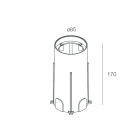 NOVALUX SPA - NOX111305.99 ZENIT / CASSAFORMA In polietilene. Accessorio obbligatorio. (Garanzia: 5 anni )