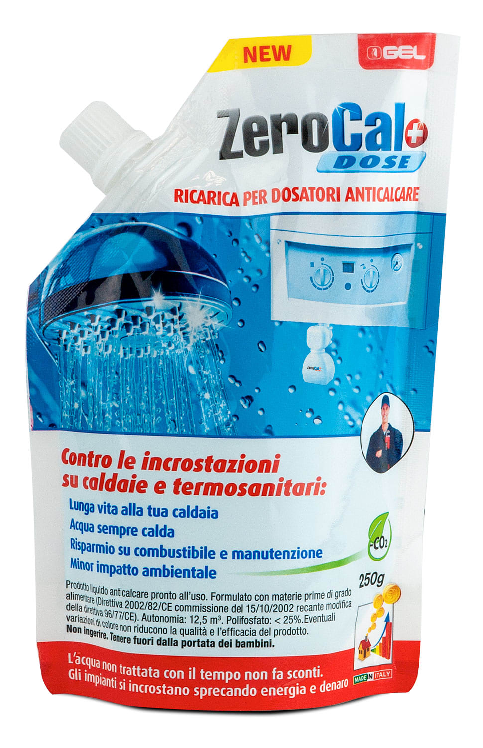 GEL SPA GE110701940 zerocal+ dose -4 buste da 250g.-