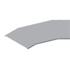 DKC-COMBITECH - SCZWAK636HDZ W5 Cop. Curva piana 45? b.300 sp 1 HDZ