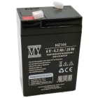 MATSUYAMA - Batteria ricaricabile al piombo 6V 4,5Ah - 70x47x101mm -Faston 4,8mm