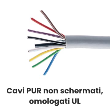027 04 Cavi PUR non schermati, omologati UL OK