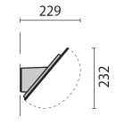 PERFORMANCE IN LIGHT - PRI000502 MENSOLA CHIP PARETE 40 NERA