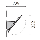 PERFORMANCE IN LIGHT - PRI000502 MENSOLA CHIP PARETE 40 NERA