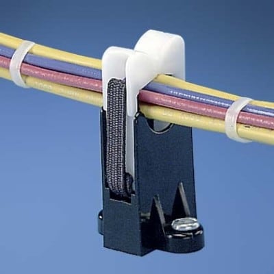 PANDUIT - PANRER1.25-S6-X ELSTCRETAINR,1.25 BDLE,6SCREW,PK10
