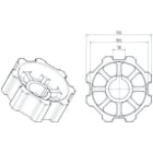 CAME SPA - CMC001YK6105 OTTAGONALE 102X2MM