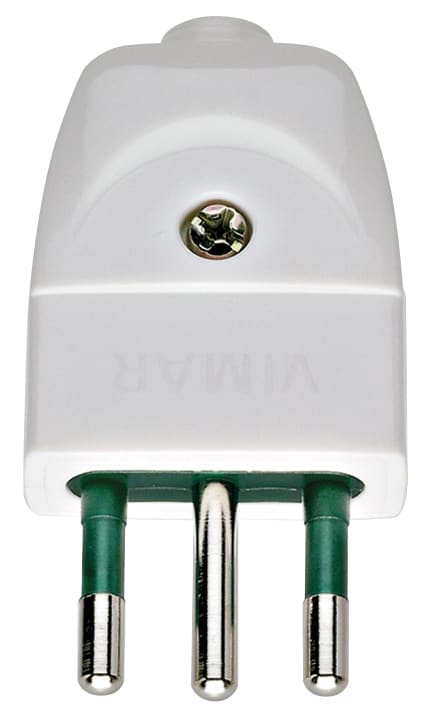 VIMAR S.P.A. - VIW00201.B SPINA 2P+T 10A S11 ASSIALE BIANCO