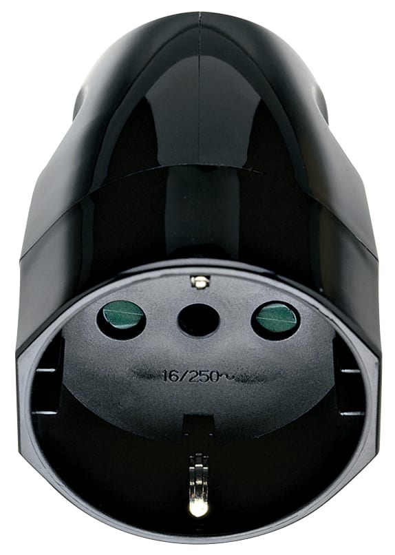 VIMAR SPA VIW00224 PRESA 2P+T 16A P30 ASSIALE NERO