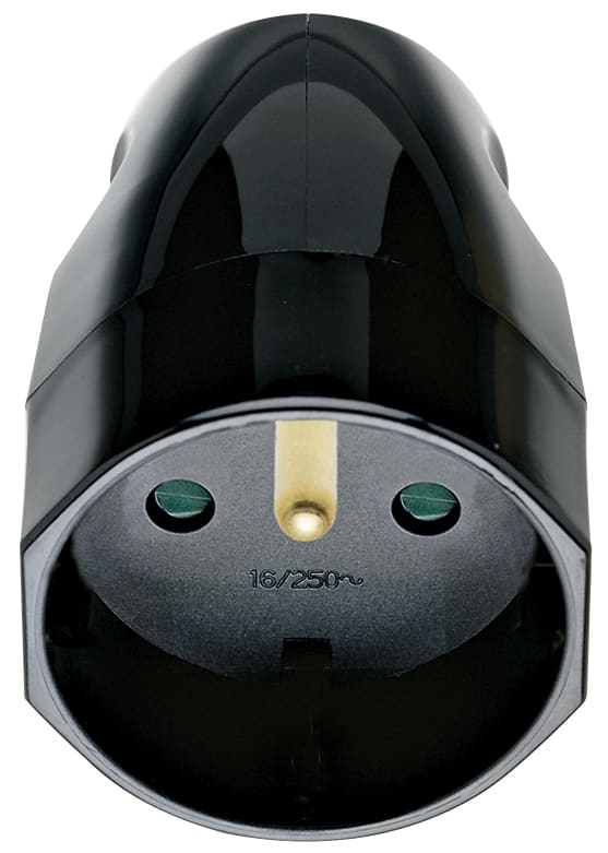 VIMAR SPA VIW00251 PRESA 2P+T 16A FRANCESE ASSIALE NERO