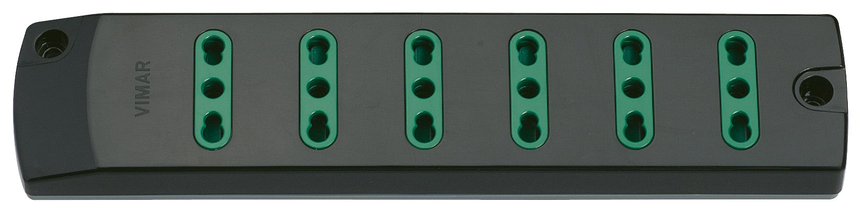 VIMAR SPA VIW00406.NC PRESA MULT. 6P17/11 NERO