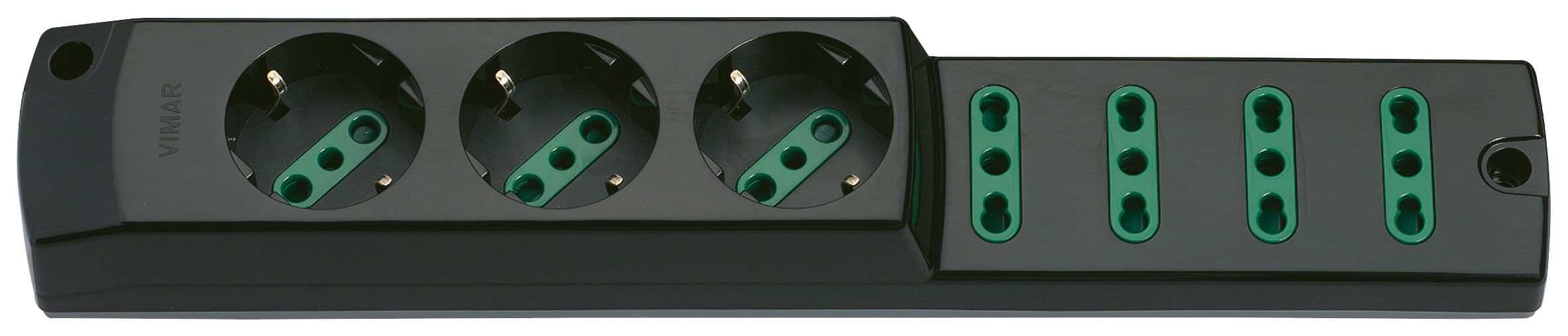 VIMAR SPA VIW00424.NC PRESA MULT. 3P30+4P17/11 NERO