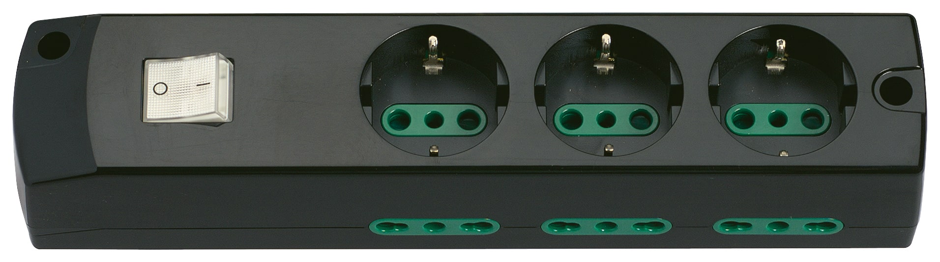 VIMAR SPA VIW00437.NC PRESA MULT. 3P30+6P17/11+INT. NERO