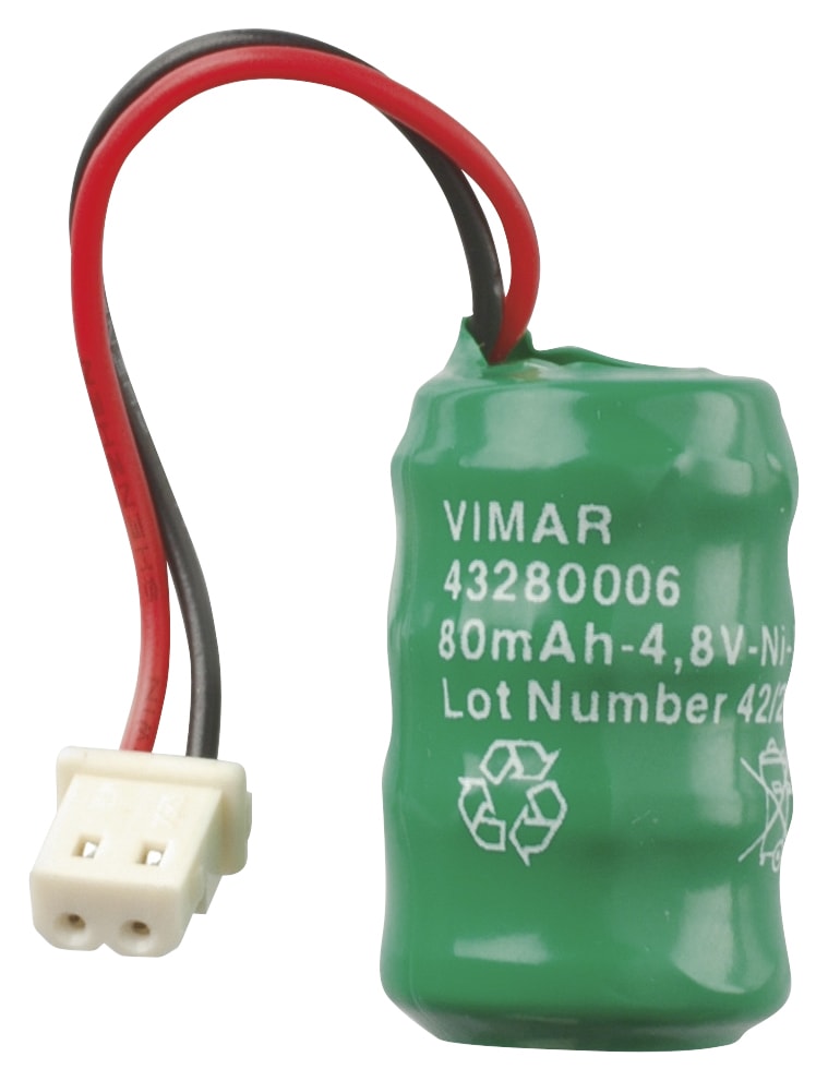 VIMAR S.P.A. - VIW00910 BATTERIA RICARICABILE NI-MH 4,8V 80MAH