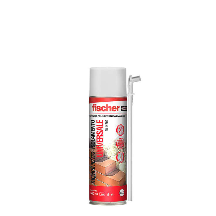 FISCHER ITALIA S.R.L - FIS00009284 PU 1K-500M SCHIUMA POLIURETANICA MAN.