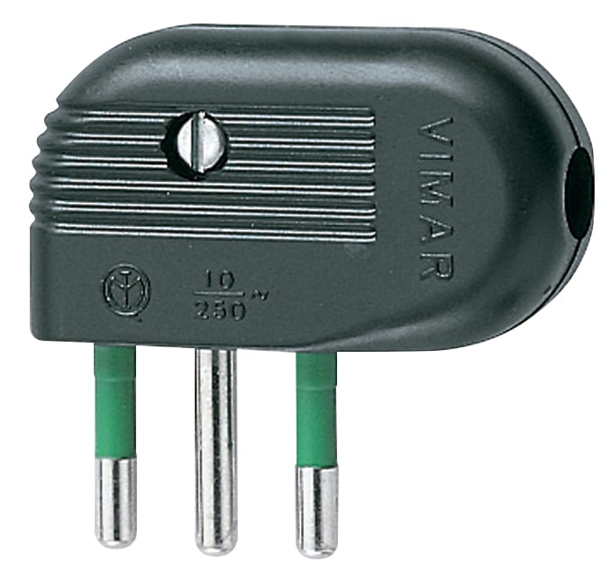 VIMAR SPA VIW01041 SPINA 2P+T 10A 90° NERO