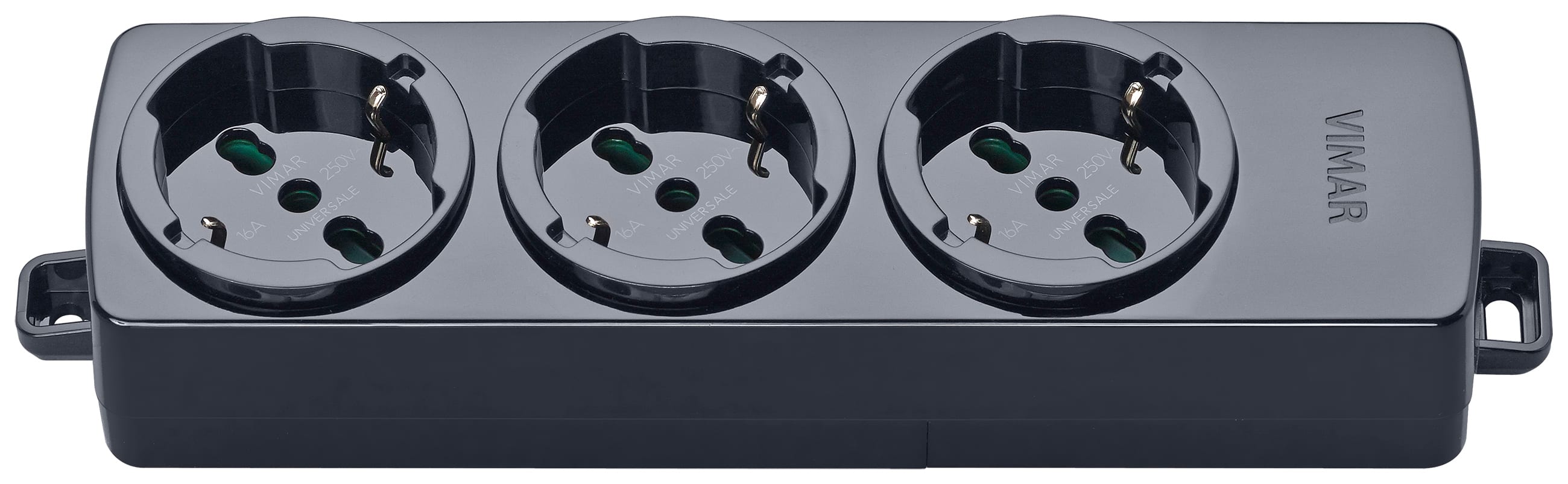 VIMAR S.P.A. - VIW01287.NC PRESA MULTIPLA 3 UNIVERSALE NERO