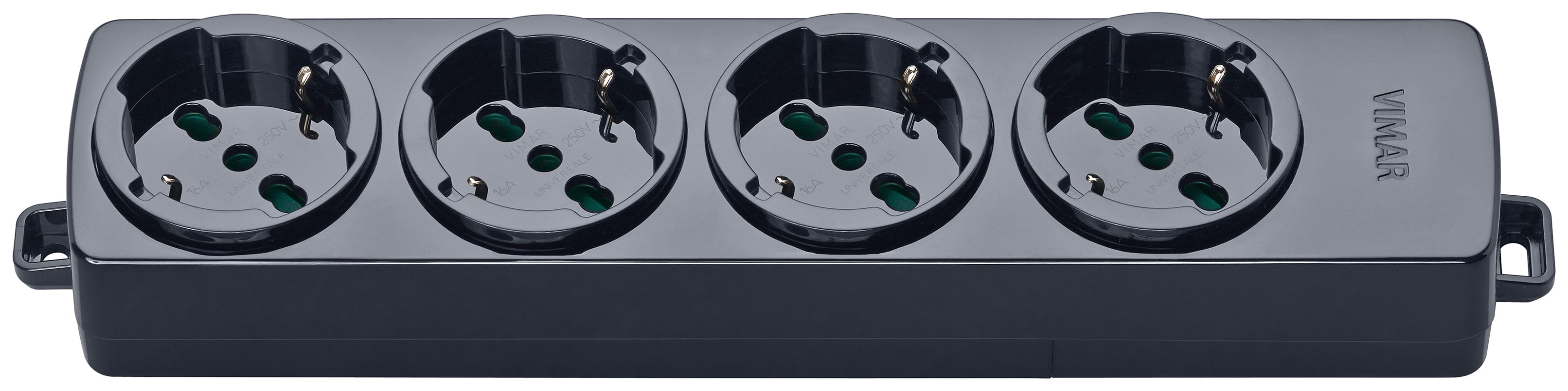 VIMAR S.P.A. - VIW01291.NC PRESA MULTIPLA 4 UNIVERSALE NERO