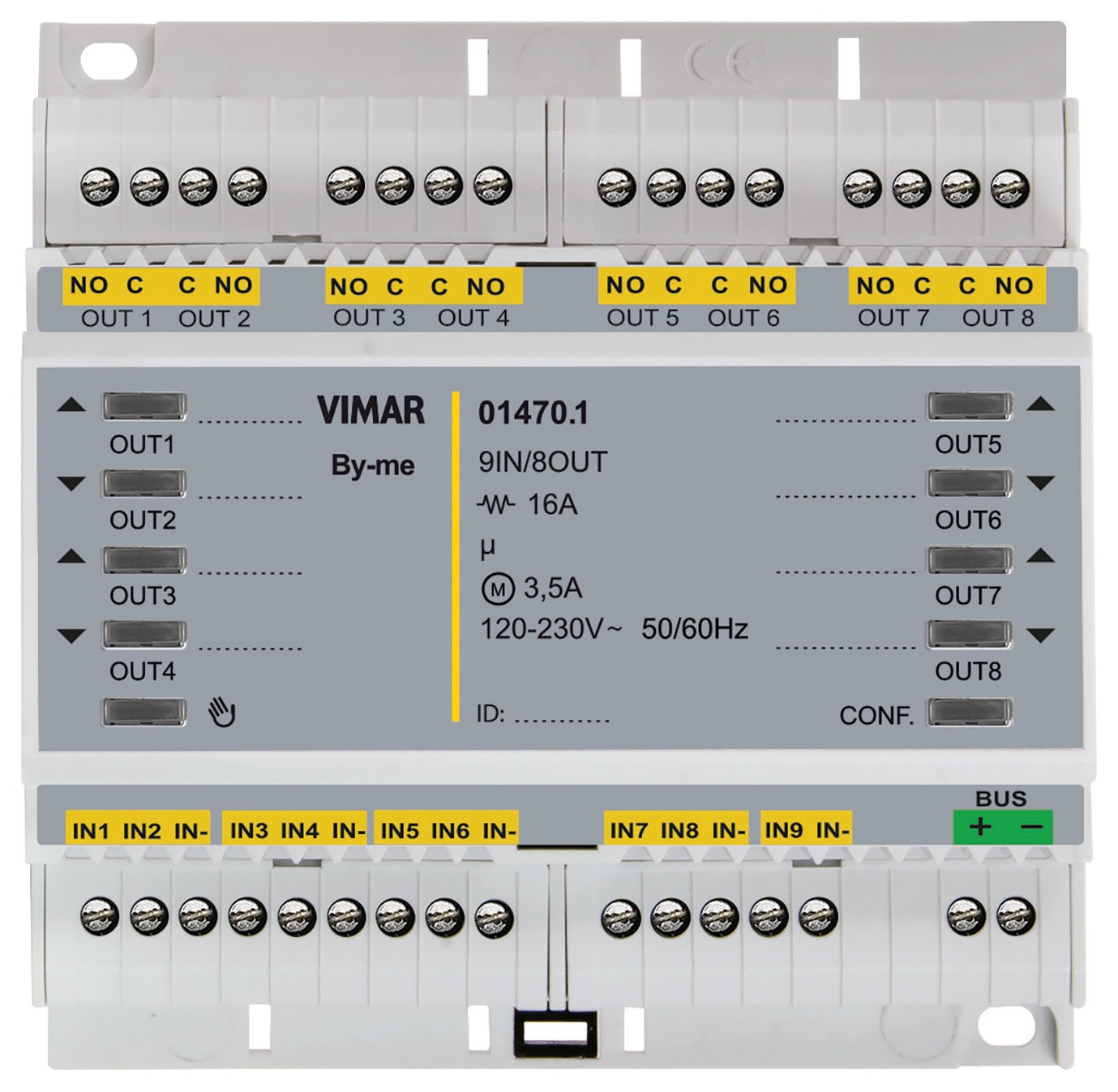 VIMAR S.P.A. - VIW01470.1 MODULO DOMOTICO MULTIFUNZ. 9IN 8OUT RELE