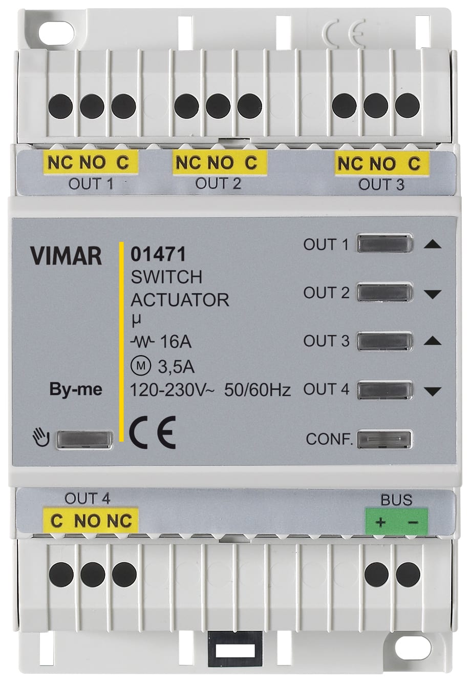 VIMAR SPA VIW01471 ATTUATORE DOMOTICO MULTIFUNZ. 4OUT RELE