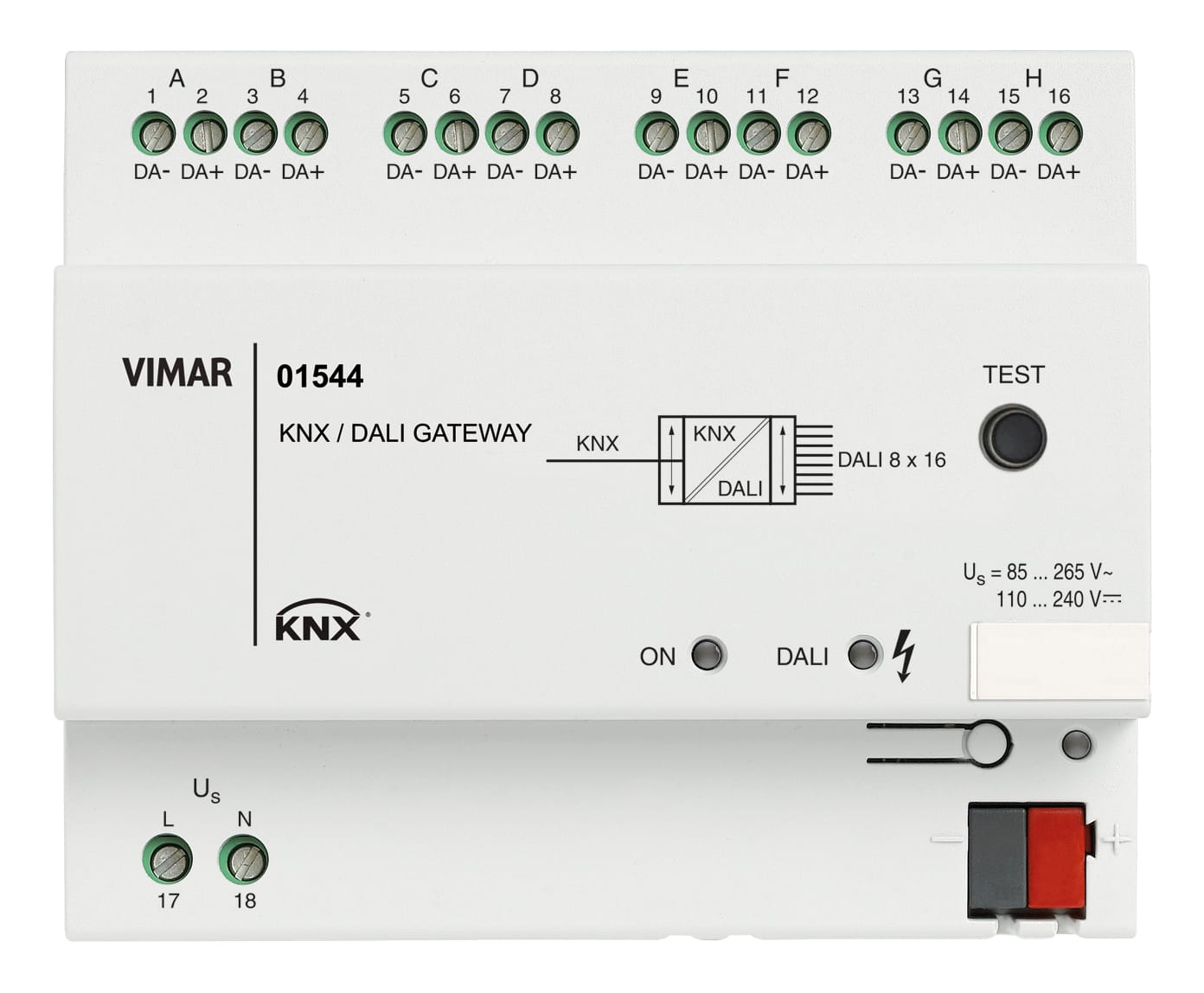 VIMAR SPA VIW01544 GATEWAY DALI 8 CANALI KNX