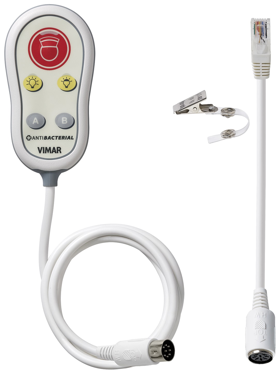 VIMAR S.P.A. - VIW02075.AB PERELLA CHIAMATA2LUCI+2AUX ANTIBATTERICO