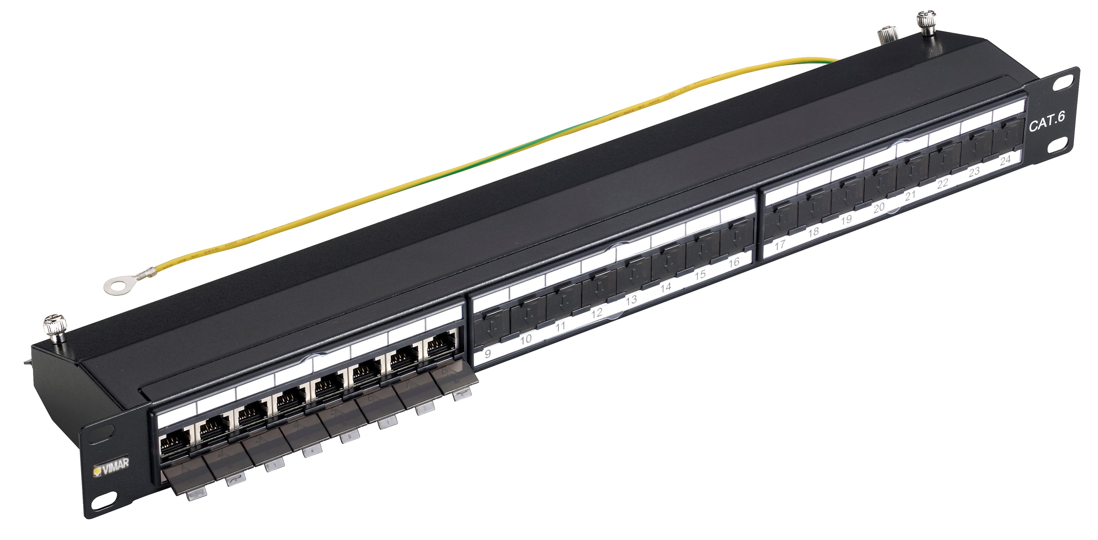 VIMAR S.P.A. - VIW03024.7 PANNELLO 24 RJ45 CAT6 FTP 1U
