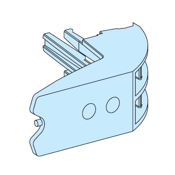 SCHNEIDER ELECTRIC - SNR04265 12 SUPPORTO CANALINA V