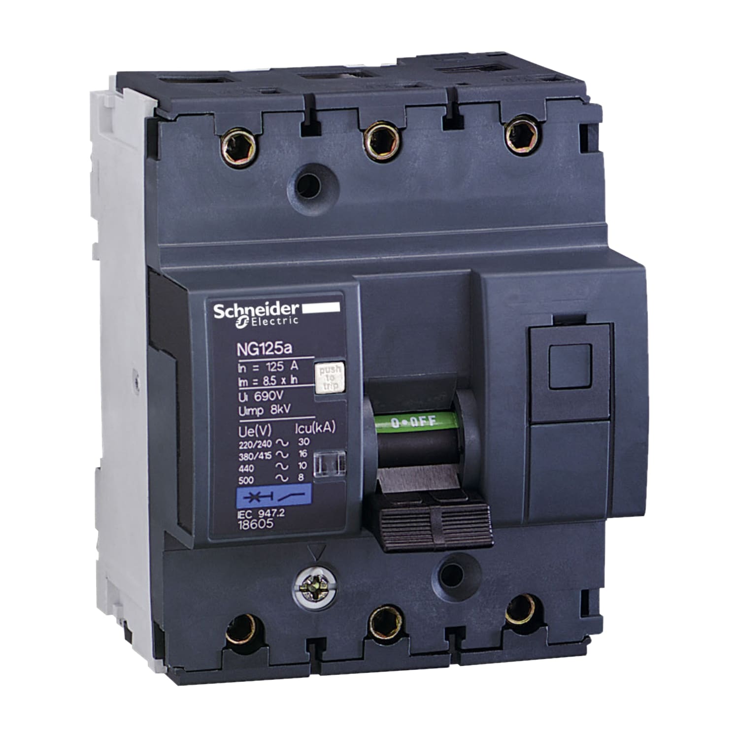 SCHNEIDER ELECTRIC SNR18603 INT. AUT. NG125A 3P 80A CURVA C
