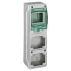 SCHNEIDER ELECTRIC - SNR10361 MiniQuadro Mureva Enclosures IP65 4 moduli 2 prese da incasso