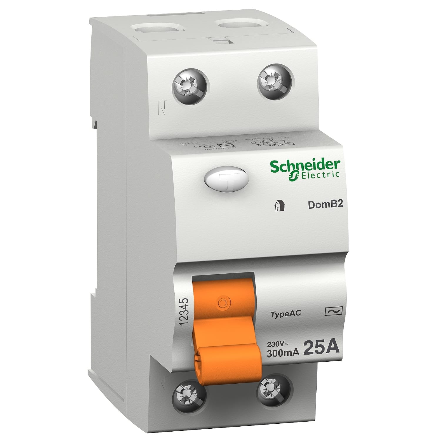 SCHNEIDER ELECTRIC SNRDOMB22530C DOMB2 2P 25A 30MA TIPO AC