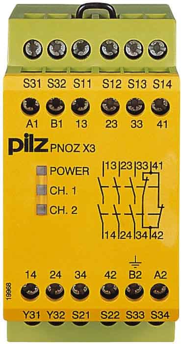 PILZ ITALIA SRL - PIZ774318 PNOZ X3 230AC/24DC 3NA+1NC+1PNP