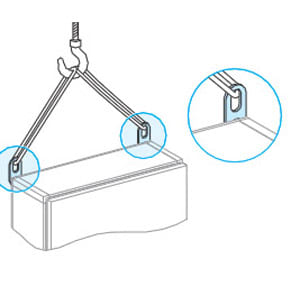 SCHNEIDER ELECTRIC - SNR08396 2 ANELLI DI SOLLEVAMENTO PRISMA G IP55