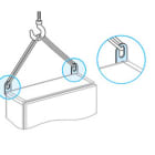 SCHNEIDER ELECTRIC - SNRLVS08396 2 anelli di sollevamento Prisma G IP55