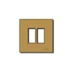 VIMAR SPA VIW08606.BR PLACCA 2M ALLUM. SCATTO BRONZO