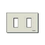 VIMAR SPA VIW08636 PLACCA 2M ALLUM. SCATTO ORO