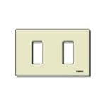 VIMAR S.P.A. - VIW08636.A PLACCA 2M RESINA SCATTO AVORIO