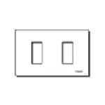 VIMAR S.P.A. - VIW08636.Z PLACCA 2M RESINA SCATTO BIANCO