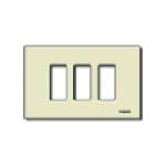VIMAR SPA VIW08637.A PLACCA 3M RESINA SCATTO AVORIO